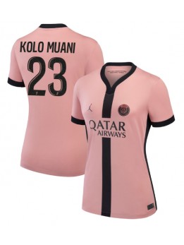 Zenske Futbalové oblečenie Paris Saint-Germain Randal Kolo Muani #23 2024-25 Krátky Rukáv - Tretina